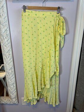 Faithfull the Brand Wrap Fairycore Whimsical Skirt Size 4/S